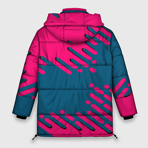 Женская зимняя куртка Геометрия будущего / 3D-Черный – фото 2