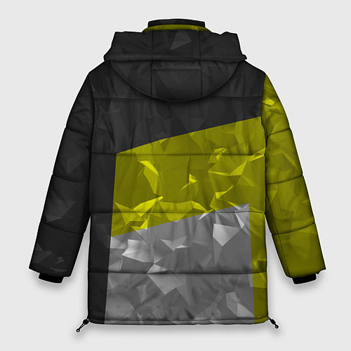 Женская зимняя куртка BVB FC: Dark polygons / 3D-Черный – фото 2