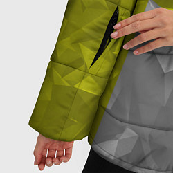 Куртка зимняя женская BVB FC: Dark polygons, цвет: 3D-черный — фото 2