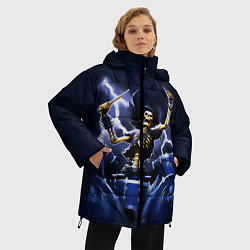 Куртка зимняя женская Drums, цвет: 3D-черный — фото 2