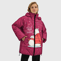 Куртка зимняя женская Keep warm, цвет: 3D-черный — фото 2