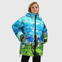 Куртка зимняя женская Z-Link, цвет: 3D-черный — фото 2