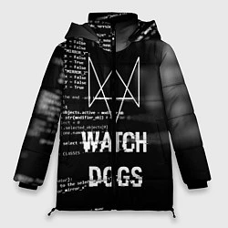 Куртка зимняя женская Watch Dogs: Hacker, цвет: 3D-черный
