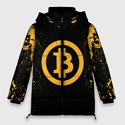 Куртка зимняя женская Bitcoin Master, цвет: 3D-светло-серый