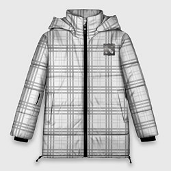 Куртка зимняя женская Dota 2 - Grey logo 2022, цвет: 3D-красный