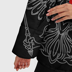 Куртка зимняя женская СВР: герб РФ, цвет: 3D-черный — фото 2