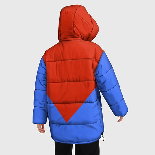 Женская зимняя куртка Russia Red & Blue / 3D-Светло-серый – фото 4