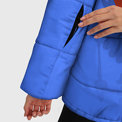 Куртка зимняя женская Russia Red & Blue, цвет: 3D-светло-серый — фото 2