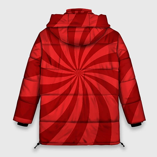 Женская зимняя куртка Super Mario: Red Illusion / 3D-Черный – фото 2