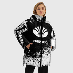 Куртка зимняя женская Daewoo: Black Spray, цвет: 3D-красный — фото 2