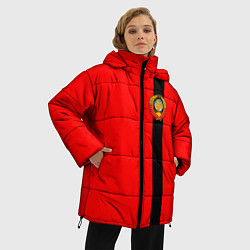 Куртка зимняя женская Советский Союз, цвет: 3D-черный — фото 2