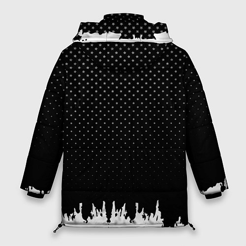Женская зимняя куртка Honda: Black Side / 3D-Черный – фото 2
