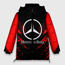 Куртка зимняя женская Mercedes-Benz: Red Anger, цвет: 3D-светло-серый