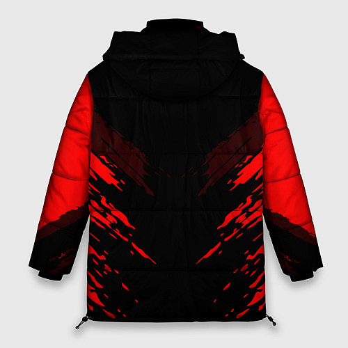 Женская зимняя куртка Honda: Red Anger / 3D-Светло-серый – фото 2