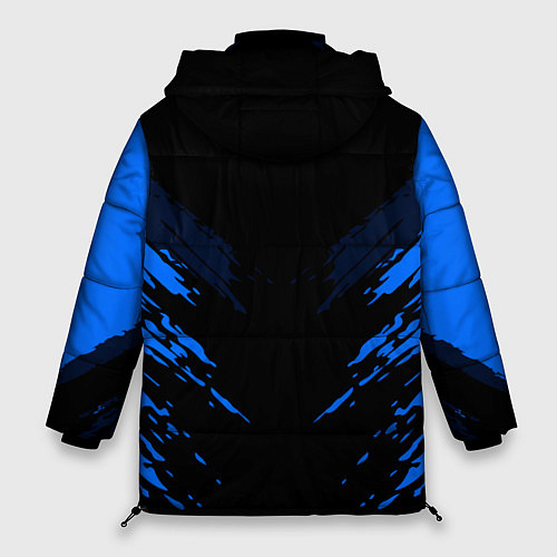 Женская зимняя куртка Lexus: Blue Anger / 3D-Черный – фото 2