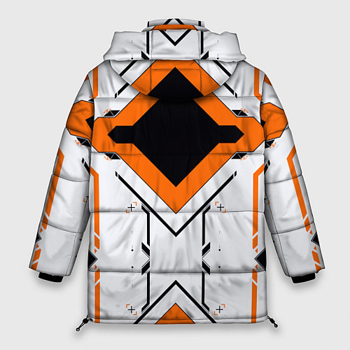 Женская зимняя куртка CS:GO Techno Asiimov / 3D-Черный – фото 2