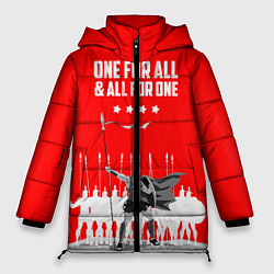 Куртка зимняя женская One for all & all for one, цвет: 3D-черный