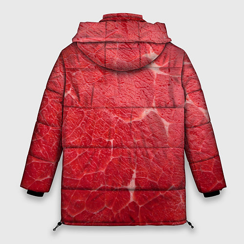 Женская зимняя куртка Мясо 100% / 3D-Черный – фото 2
