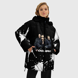 Куртка зимняя женская Группа OOMPH!, цвет: 3D-черный — фото 2