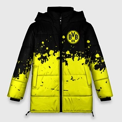 Куртка зимняя женская FC Borussia Sport, цвет: 3D-черный