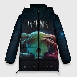 Куртка зимняя женская In Flames: Battles, цвет: 3D-черный
