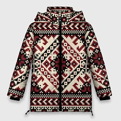 Женская зимняя куртка Славянский орнамент