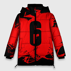 Куртка зимняя женская R6S: Red Outbreak, цвет: 3D-светло-серый