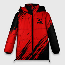 Куртка зимняя женская USSR: Red Patriot, цвет: 3D-светло-серый