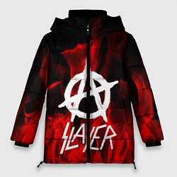 Куртка зимняя женская Slayer Flame, цвет: 3D-черный