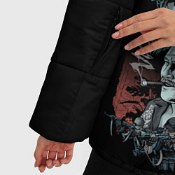 Куртка зимняя женская Uncharted 4, цвет: 3D-черный — фото 2