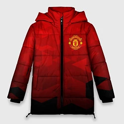 Куртка зимняя женская FC Man UTD: Red Poly, цвет: 3D-черный