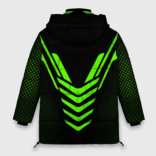 Женская зимняя куртка N7: Green Armor / 3D-Черный – фото 2