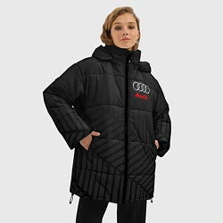 Куртка зимняя женская Audi: Grey Collection, цвет: 3D-черный — фото 2