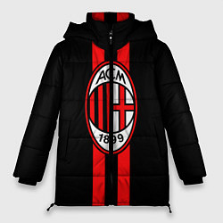 Куртка зимняя женская AC Milan 1899, цвет: 3D-черный
