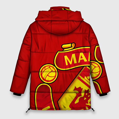 Женская зимняя куртка FC Man United: Red Exclusive / 3D-Черный – фото 2