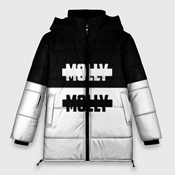 Куртка зимняя женская Molly: Black & White, цвет: 3D-красный
