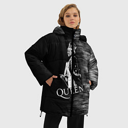 Куртка зимняя женская Black Queen, цвет: 3D-красный — фото 2