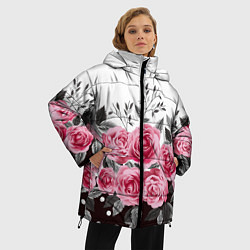 Куртка зимняя женская Roses Trend, цвет: 3D-черный — фото 2
