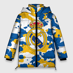 Куртка зимняя женская Real Madrid: Camo, цвет: 3D-красный