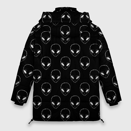Женская зимняя куртка Watch Aliens / 3D-Светло-серый – фото 2