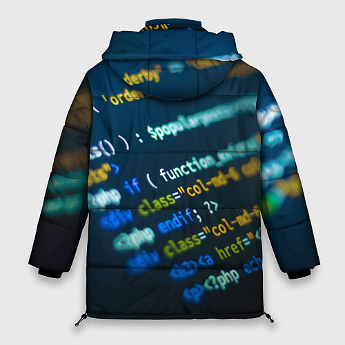 Женская зимняя куртка Programming Collection / 3D-Черный – фото 2