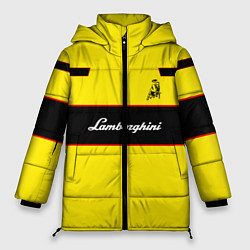 Куртка зимняя женская Lamborghini Style, цвет: 3D-красный