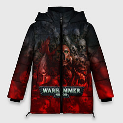 Куртка зимняя женская Warhammer 40000: Dawn Of War, цвет: 3D-светло-серый