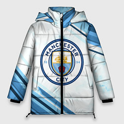 Куртка зимняя женская Manchester city, цвет: 3D-черный