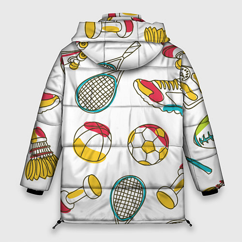 Женская зимняя куртка Sport Life / 3D-Черный – фото 2