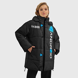 Куртка зимняя женская RK800 Android, цвет: 3D-черный — фото 2