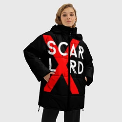 Куртка зимняя женская Scarlxrd Logo, цвет: 3D-черный — фото 2