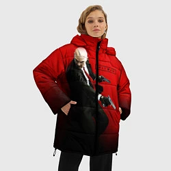 Куртка зимняя женская Hitman: Red Agent, цвет: 3D-черный — фото 2