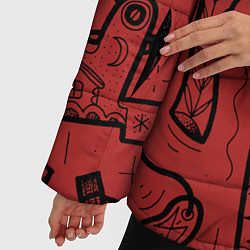Куртка зимняя женская Инструменты мужика, цвет: 3D-черный — фото 2
