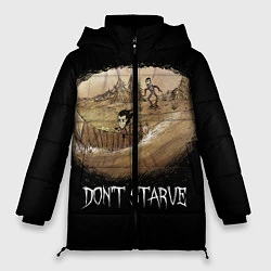 Куртка зимняя женская Don't starve stories, цвет: 3D-черный